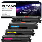 Charger l&#39;image dans la galerie, IAMSTECH Compatible Toner for Samsung CLT-504S CLT504S CLT-K504S Xpress C1860FW C1810W SL-C1860FW SL-C1810FW CLX-4195FW CLP-415NW Printer Ink (Black Cyan Yellow Magenta 4-Pack)
