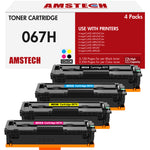 Load image into Gallery viewer, 4-Pack 067H Toner Cartidge Replacement for Canon 067H 067 CRG 067H Canon ImageCLASS MF656Cdw LBP632Cdw MF653Cdw LBP633Cdw MF654Cdw MF650 LBP630 High Yield Printer Ink (Black Cyan Yellow Magenta)
