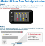 Load image into Gallery viewer, 414X Toner Cartridges 4-Pack High Yield with Chip Compatible for HP 414X 414A Color LaserJet Pro MFP M479 M479fdw M479fdn M454 M454dn M454dw Enterprise MFP M480f (Black, Cyan, Magenta, Yellow)
