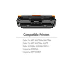 Cargar imagen en el visor de la galería, 414X Toner Cartridges 4-Pack High Yield with Chip Compatible for HP 414X 414A Color LaserJet Pro MFP M479 M479fdw M479fdn M454 M454dn M454dw Enterprise MFP M480f (Black, Cyan, Magenta, Yellow)
