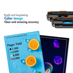 Load image into Gallery viewer, 414X Toner Cartridges 4-Pack High Yield with Chip Compatible for HP 414X 414A Color LaserJet Pro MFP M479 M479fdw M479fdn M454 M454dn M454dw Enterprise MFP M480f (Black, Cyan, Magenta, Yellow)
