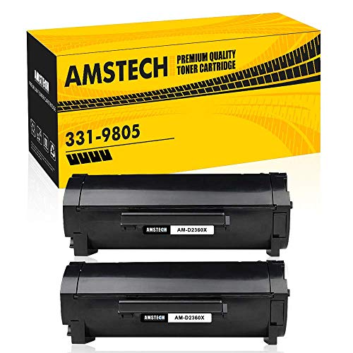 Amstech Compatible Toner Cartridge Replacement for Dell M11XH 331-9805 Toner Dell B2360DN Toner for Dell B2360DN B3465DNF B3460DN B3465DN B2360 B3460 Dell 2360 Printer (8,500 Pages)
